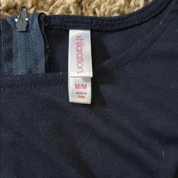 Xhilaration Blue Fit and Flare Mini Dress Sleeveless - Picture 5 of 8